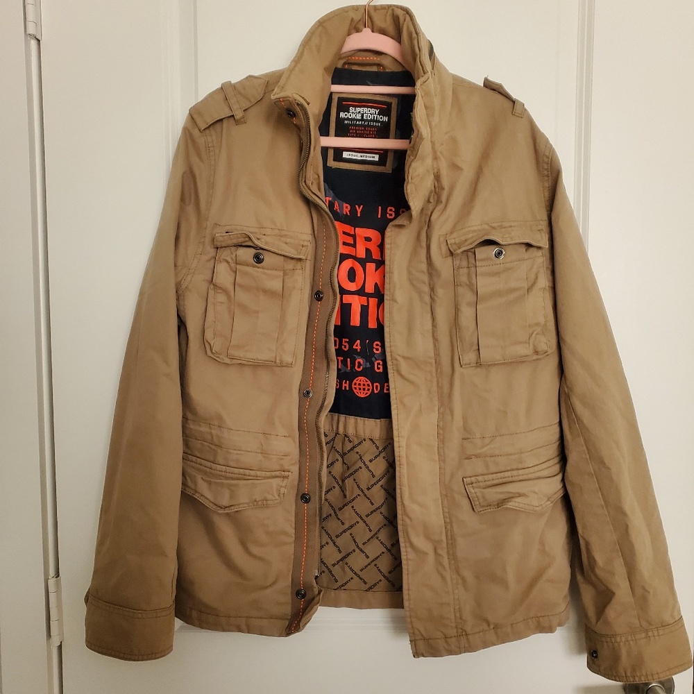 SUPER DRY UTILITY JACKET SIZE MEDIUM - Picture 12 of 12